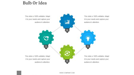 Bulb Or Idea Ppt PowerPoint Presentation Introduction