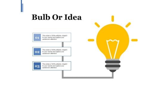 Bulb Or Idea Ppt PowerPoint Presentation Layouts Design Ideas