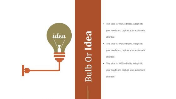 Bulb Or Idea Ppt PowerPoint Presentation Layouts Format