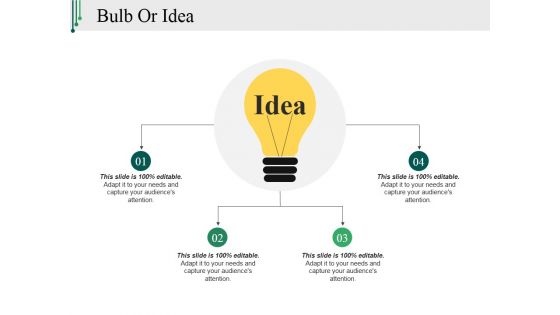 Bulb Or Idea Ppt PowerPoint Presentation Layouts Graphics Download