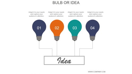 Bulb Or Idea Ppt PowerPoint Presentation Layouts