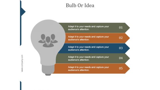 Bulb Or Idea Ppt PowerPoint Presentation Model