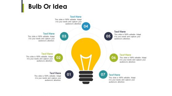 Bulb Or Idea Ppt PowerPoint Presentation Model Slideshow