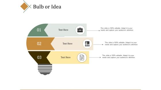 Bulb Or Idea Ppt PowerPoint Presentation Outline Background