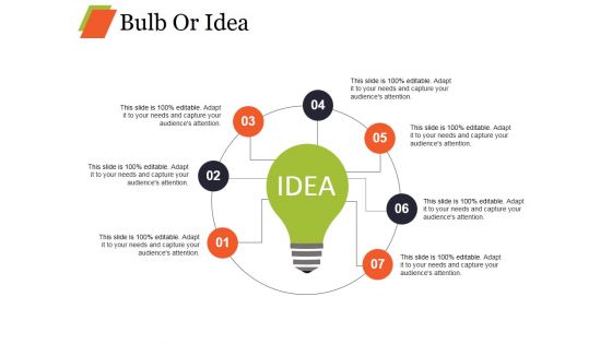 Bulb Or Idea Ppt PowerPoint Presentation Outline Graphic Tips