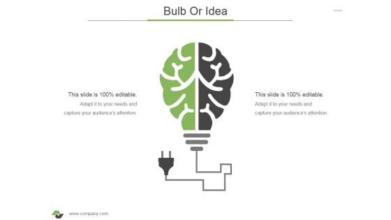 Bulb Or Idea Ppt PowerPoint Presentation Outline Ideas