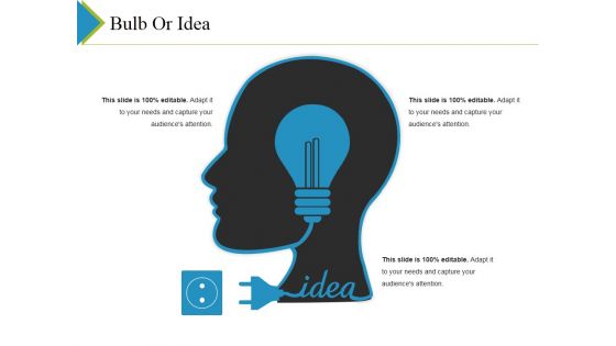 Bulb Or Idea Ppt PowerPoint Presentation Pictures Format Ideas