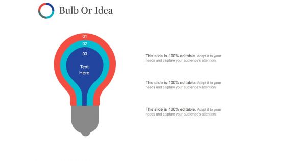 Bulb Or Idea Ppt PowerPoint Presentation Pictures Gallery