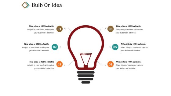 Bulb Or Idea Ppt PowerPoint Presentation Pictures Guidelines