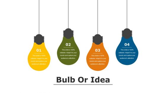 Bulb Or Idea Ppt PowerPoint Presentation Pictures Shapes