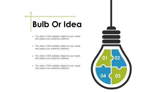 Bulb Or Idea Ppt PowerPoint Presentation Pictures