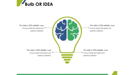 Bulb Or Idea Ppt PowerPoint Presentation Portfolio Professional