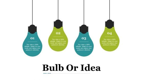 Bulb Or Idea Ppt PowerPoint Presentation Portfolio Smartart