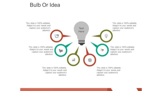 bulb or idea ppt powerpoint presentation portfolio visual aids