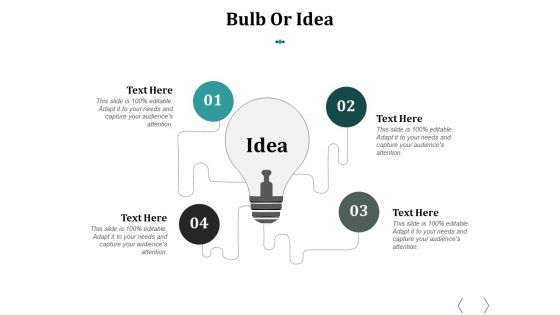 Bulb Or Idea Ppt PowerPoint Presentation Professional Icon