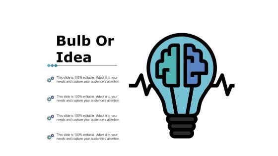 Bulb Or Idea Ppt PowerPoint Presentation Professional Topics