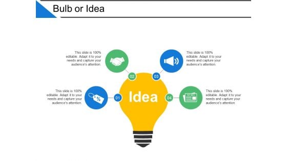 Bulb Or Idea Ppt PowerPoint Presentation Show Layout Ideas