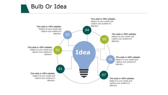 Bulb Or Idea Ppt PowerPoint Presentation Slides Guidelines