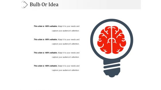 Bulb Or Idea Ppt PowerPoint Presentation Styles Grid