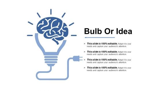 Bulb Or Idea Ppt PowerPoint Presentation Summary Visual Aids