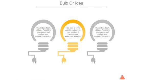 Bulb Or Idea Ppt PowerPoint Presentation Tips