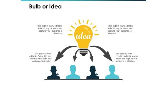 Bulb Or Idea Talent Mapping Ppt PowerPoint Presentation Visual Aids Portfolio