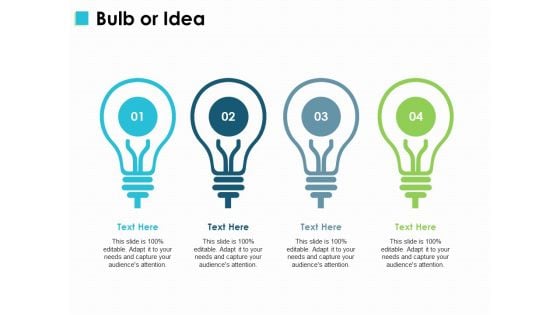 Bulb Or Idea Technology Innovation Ppt PowerPoint Presentation Model Smartart