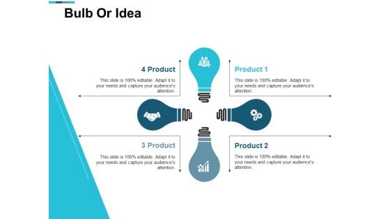 Bulb Or Idea Technology Ppt PowerPoint Presentation File Deck