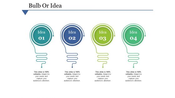 Bulb Or Idea Technology Ppt PowerPoint Presentation Gallery Objects