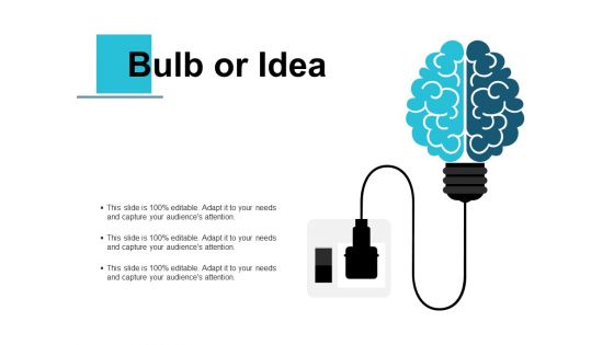 Bulb Or Idea Technology Ppt PowerPoint Presentation Icon Influencers