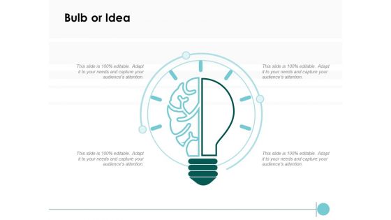 Bulb Or Idea Technology Ppt PowerPoint Presentation Icon Show