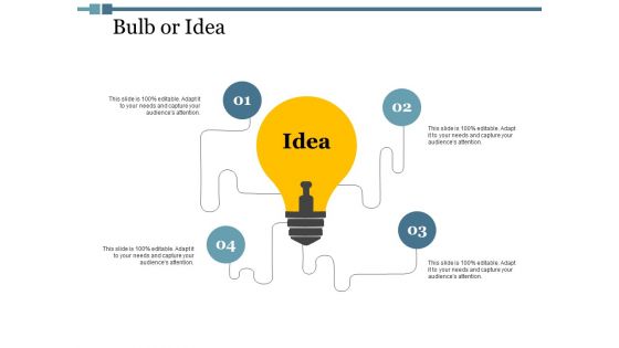 Bulb Or Idea Technology Ppt PowerPoint Presentation Infographics Inspiration