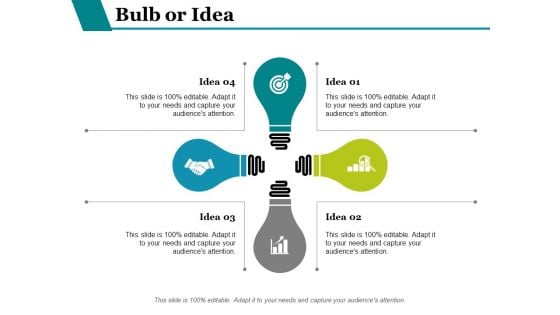 Bulb Or Idea Technology Ppt PowerPoint Presentation Inspiration Background Designs