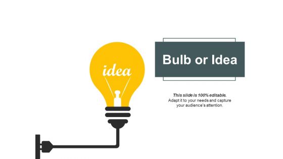 Bulb Or Idea Technology Ppt PowerPoint Presentation Layouts Model