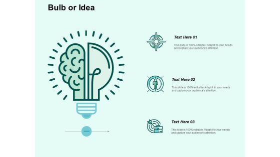 Bulb Or Idea Technology Ppt PowerPoint Presentation Pictures Slides