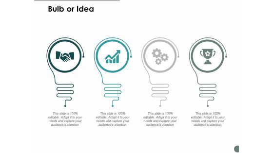 Bulb Or Idea Technology Ppt Powerpoint Presentation Professional Templates