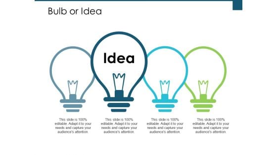 Bulb Or Idea Technology Ppt PowerPoint Presentation Show Grid