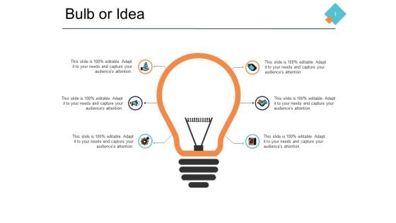 Bulb Or Idea Technology Process Ppt PowerPoint Presentation Portfolio Show