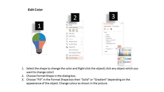 Bulb With Business Analysis Icons Powerpoint Templates