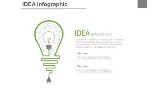 Bulb With Plug For Innovative Idea Powerpoint Slides Bulb With Plug For Innovative Idea Powerpoint Slides