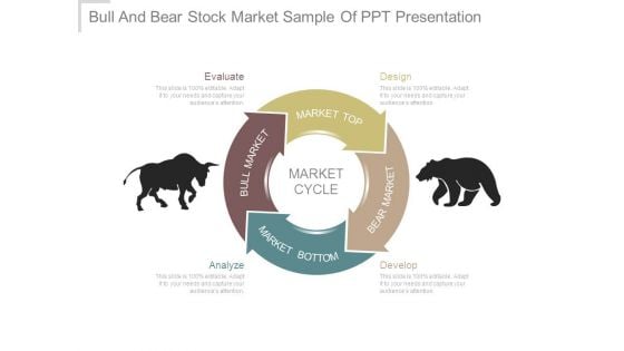 Bull And Bear Stock Market Sample Of Ppt Presentation