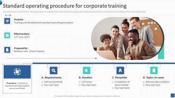 Bundle Of SOP Templates Standard Operating Procedure For Corporate Training Guidelines PDF Bundle Of SOP Templates Standard Operating Procedure For Corporate Training Guidelines PDF
