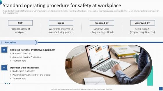 Bundle Of SOP Templates Standard Operating Procedure For Safety At Workplace Summary PDF