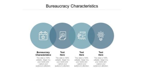 Bureaucracy Characteristics Ppt PowerPoint Presentation Pictures Gridlines