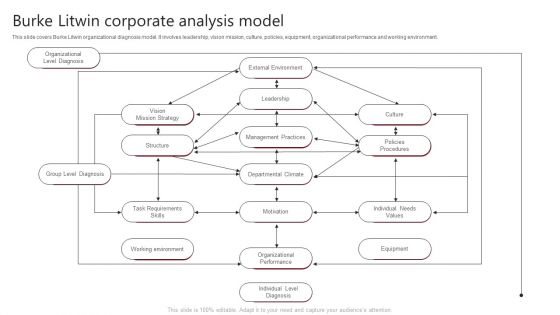 Burke Litwin Corporate Analysis Model Topics PDF