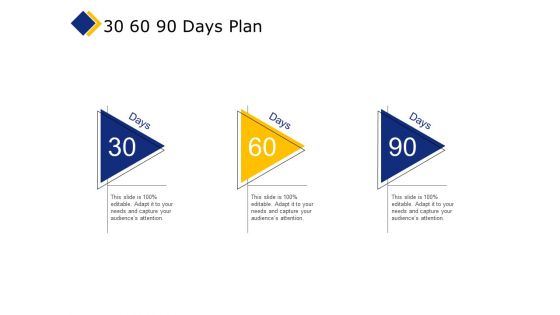 Business 30 60 90 Days Plan Ppt Gallery Mockup PDF