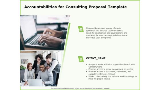 Business Accountabilities For Consulting Proposal Template Ppt Slides Vector PDF Business Accountabilities For Consulting Proposal Template Ppt Slides Vector PDF