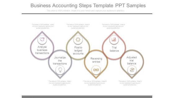 Business Accounting Steps Template Ppt Samples