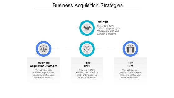 Business Acquisition Strategies Ppt PowerPoint Presentation Icon Vector Cpb