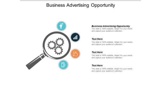 Business Advertising Opportunity Ppt PowerPoint Presentation Layouts Guide Cpb